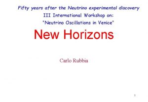 Fifty years after the Neutrino experimental discovery III