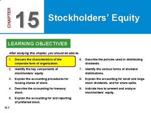 Return on common stockholders equity