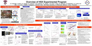 Overview of HSX Experimental Program J N Talmadge