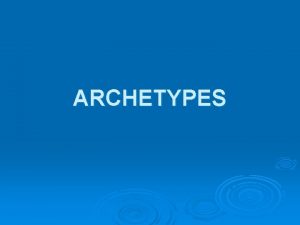 The magic weapon archetype