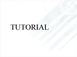 TUTORIAL 1 ACESSO AO SISTEMA Digite aqui o