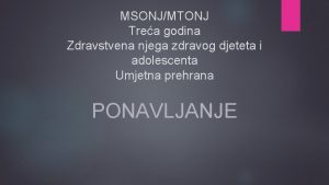 Zdravstvena njega zdravog djeteta i adolescenta Zdravstvena njega zdravog djeteta i adolescenta