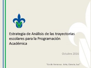 Estrategia de Anlisis de las trayectorias escolares para