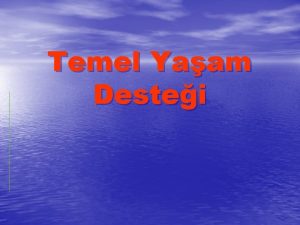 Temel Yaam Destei Temel Yaam Destei Bilinci kapal