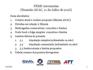 FRMS Aeronautas Reunio ANAC 11 de Julho de