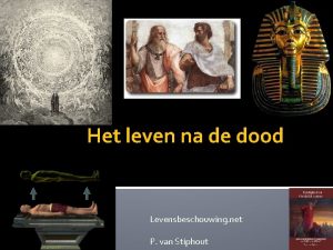 Het leven na de dood Levensbeschouwing net P