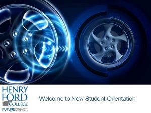 Welcome to New Student Orientation Tips for College