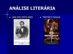 ANLISE LITERRIA n LIRA DOS VINTE ANOS n