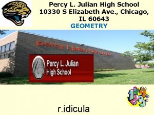 Percy L Julian High School 10330 S Elizabeth