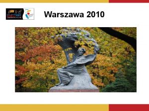 Warszawa 2010 Warszawa 2010 Wedug 70 warszawiakw Fryderyk