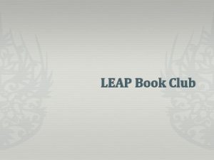 LEAP Book Club Fahrenheit 451 Summarize what we