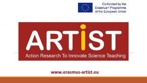 www erasmusartist eu This project has been funded