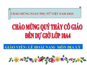 CHO MNG NGY PH N VIT NAM 2010