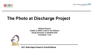 The Photo at Discharge Project Melissa Rochon Quality