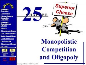 Monopolistic Competition Characteristics Price and Output in Monopolistic