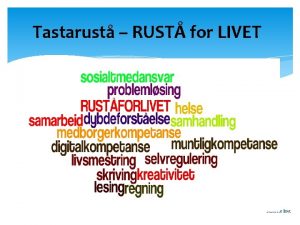 Tastarust RUST for LIVET Rust for livet 020615