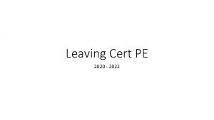 Lcpe performance assessment