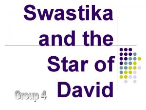 Swastika and the Star of David Swastika Swastika