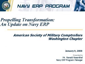 Navy erp program