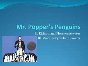 Mr Poppers Penguins by Richard and Florence Atwater