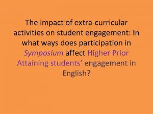 The impact of extracurricular activities on student engagement