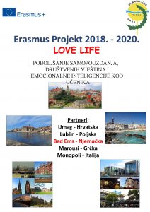 Erasmus Projekt 2018 2020 LOVE LIFE POBOLJANJE SAMOPOUZDANJA