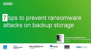 7 tips to prevent ransomware attacks on backup