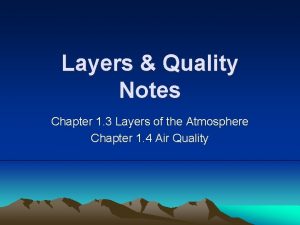 Layers Quality Notes Chapter 1 3 Layers of