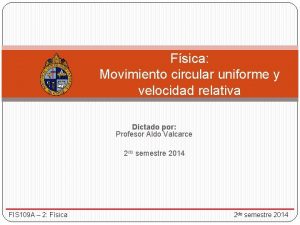 Movimiento circular uniforme