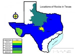 Locations of Rocks in Texas Dallas El Paso