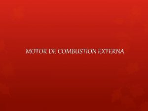 Motor de combustion externa