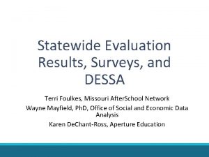 Dessa assessment