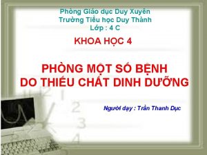 Phng Gio dc Duy Xuyn Trng Tiu hc