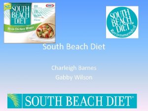 South beach diet definition
