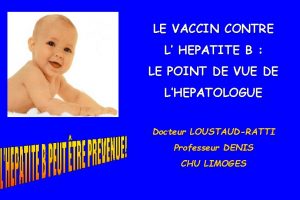 LE VACCIN CONTRE L HEPATITE B LE POINT