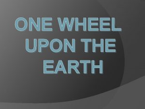 ONE WHEEL UPON THE EARTH EZEKIEL 1 15