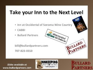 Take your Inn to the Next Level Inn