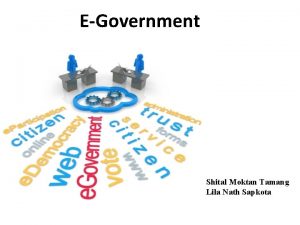 EGovernment Shital Moktan Tamang Lila Nath Sapkota Medi