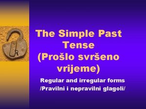 Past simple tense play