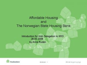 Norwegian state housing bank