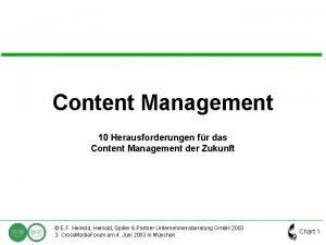 Content Management 10 Herausforderungen fr das Content Management