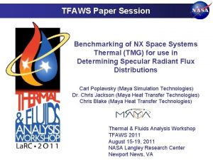 Nx space systems thermal