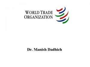 Dr Manish Dadhich Contents To have an understanding
