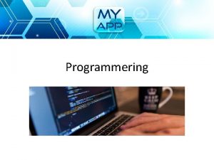 Programmering Hvad betyder programmering At lse problemer med