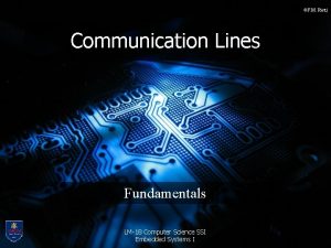 F M Rietti Communication Lines Fundamentals LM18 Computer