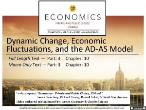 GWARTNEY STROUP SOBEL MACPHERSON Dynamic Change Economic Fluctuations