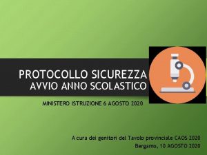 PROTOCOLLO SICUREZZA AVVIO ANNO SCOLASTICO MINISTERO ISTRUZIONE 6