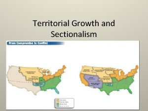 Nationalism vs sectionalism