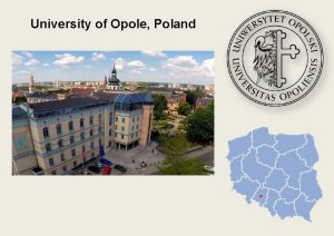 University of Opole Poland Faculty of Chemistry Faculty