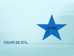 STAR T FIGURI DE STIL CUPRINS PERSONIFICA RE